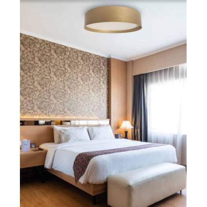 Plafón LED SOFIE LED/50W/230V ø 60 cm dorado