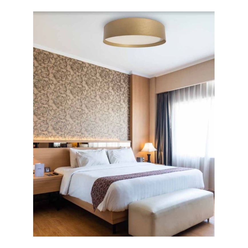 Plafón LED SOFIE LED/50W/230V ø 60 cm dorado