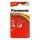 Panasonic - 1 pz Pila de botón alcalina LR44 1,5V 120 mAh