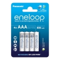 Panasonic - 4 pz Pilas recargables AAA Eneloop 800 mAh