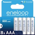 Panasonic - 8 pz Pilas recargables AAA Eneloop 800 mAh