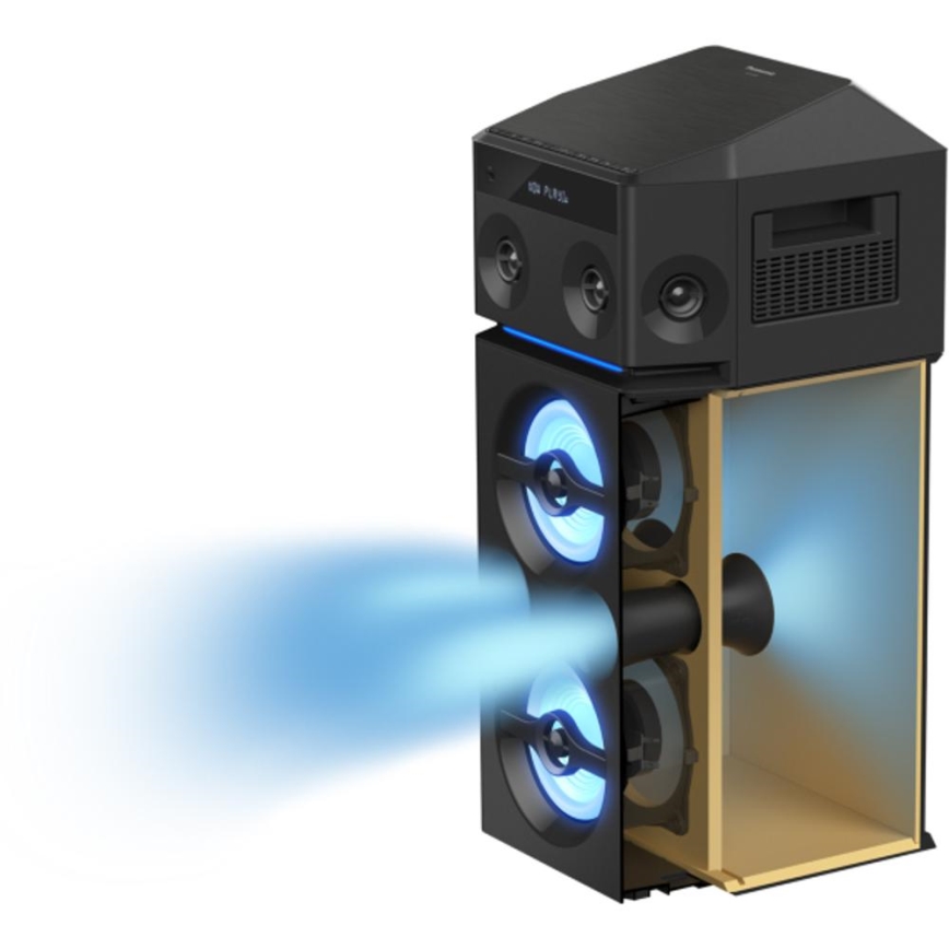 Panasonic - Altavoz LED recargable 300W + control remoto