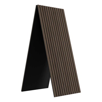 Panel acústico de revestimiento VASALUND 240x52 cm, nogal