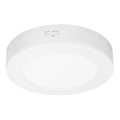 Panel LED 2 en 1 para montaje en superficie/empotrado LED/12W/230V 3000/4000/6000K Ø17cm IP54 blanco