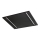 Panel LED ALGINE LED/44W/230V 60x60 cm 4000K UGR<16 negro