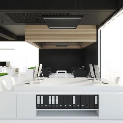 Panel LED ALGINE LED/44W/230V 60x60 cm 4000K UGR16 negro