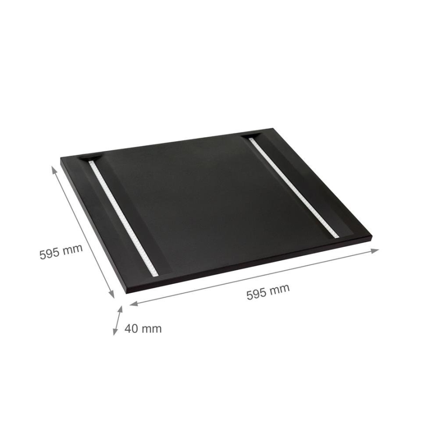 Panel LED ALGINE LED/44W/230V 60x60 cm 4000K UGR16 negro