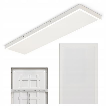 Panel LED de montaje en superficie/60W/230V 30x120 cm blanco