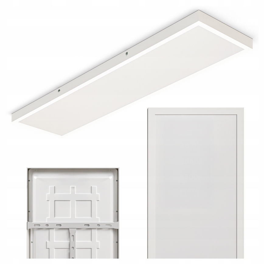 Panel LED de montaje en superficie/60W/230V 30x120 cm blanco