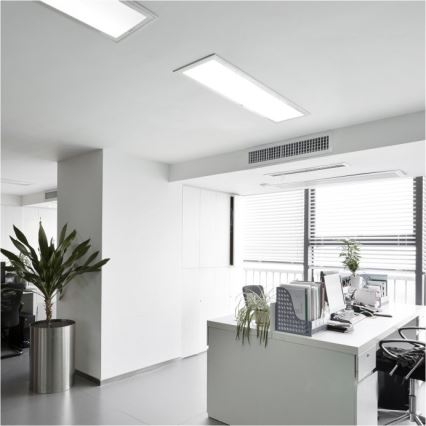 Panel LED de superficie BRISBANE LED/36W/230V 4000K 29,5x119 cm blanco