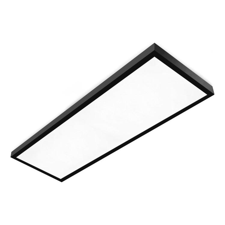 Panel LED de superficie BRISBANE LED/36W/230V 4000K 29,5x119 cm negro