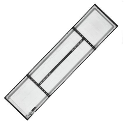 Panel LED de superficie BRISBANE LED/36W/230V 4000K 29,5x119 cm negro