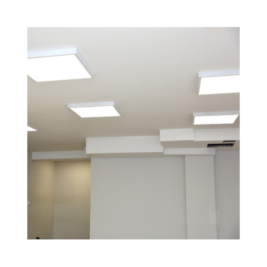 Panel LED de superficie BRISBANE LED/36W/230V 4000K 59,5x59,5 cm blanco
