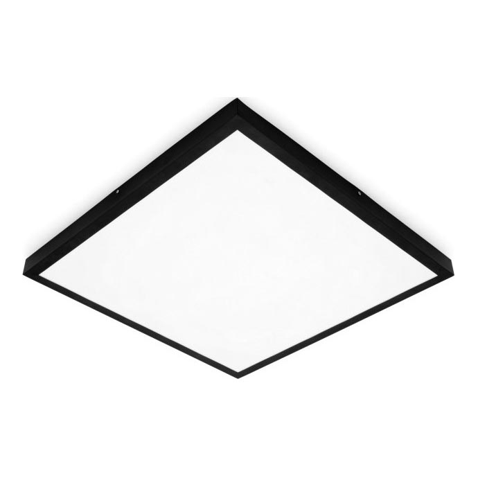 Panel LED de superficie BRISBANE LED/36W/230V 4000K 59,5x59,5 cm negro