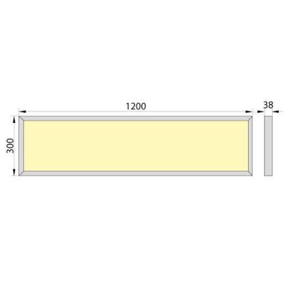 Panel LED empotrable OREGA N LINX 120 LED/50W/230V 4000K IP40