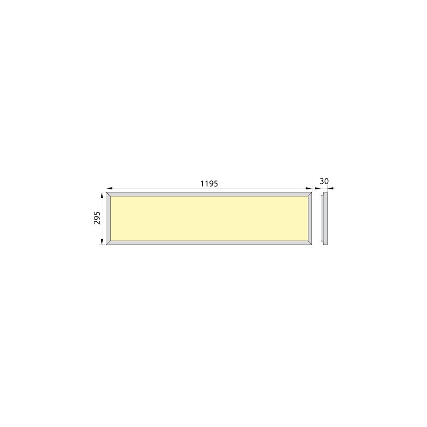 Panel LED empotrado OREGA PLUS 120 LED/50W/230V 4000K IP40