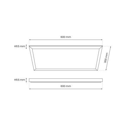 Panel LED LED/24W/230V 4000K