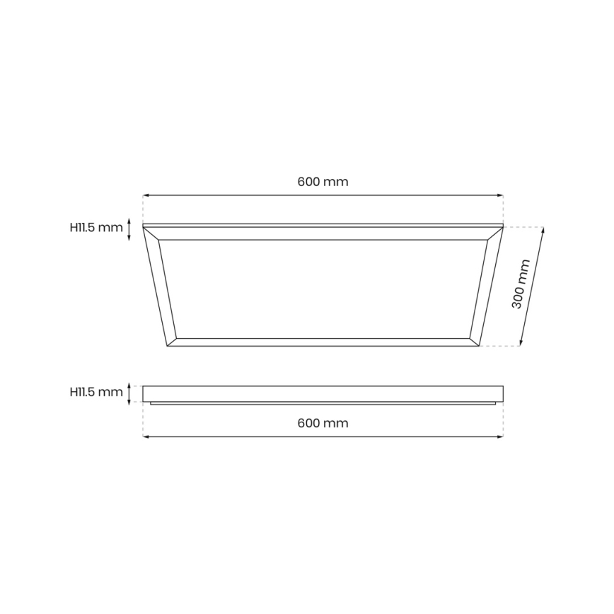 Panel LED LED/24W/230V 4000K