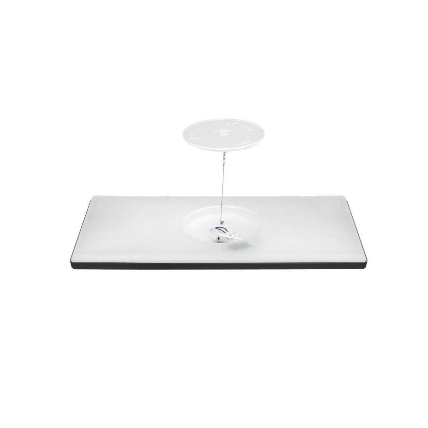 Panel LED de superficie NIVERA LED/32W/230V IP54 3000/4000/6000K 29,5x59,5 cm negro