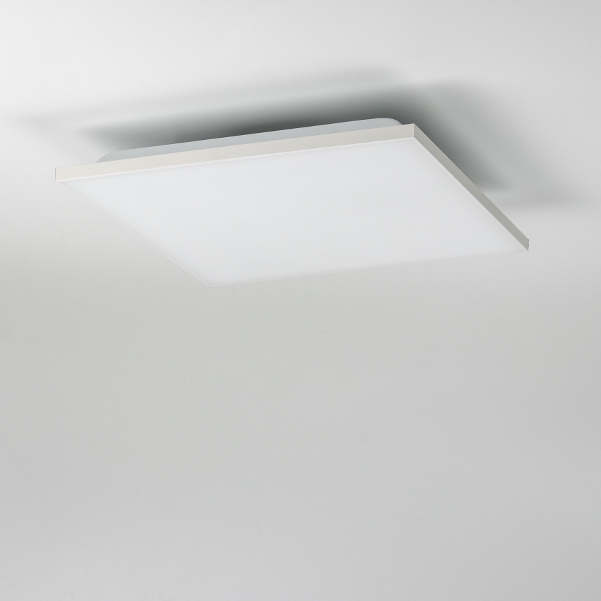 Panel LED RGBW regulable de superficie LED/22W/230V 2700-6500K 29,5x59,5 cm blanco + mando a distancia
