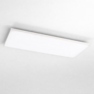 Panel LED RGBW regulable de superficie/13,5W/230V 3000-6500K 29,5x59,5 cm plateado + mando a distancia