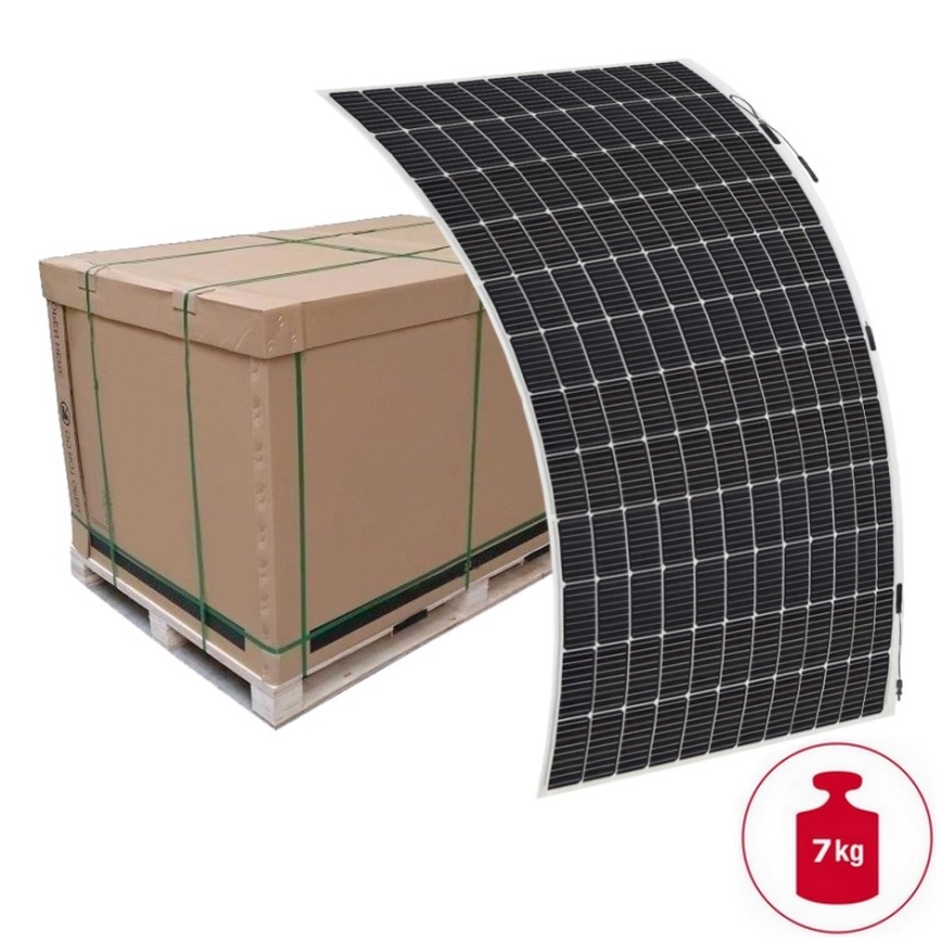 Panel solar fotovoltaico flexible SUNMAN 430Wp IP68 Half Cut - palet 66 piezas
