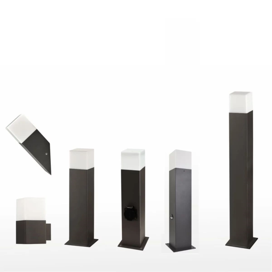 Pantalla de recambio para lámpara de exterior NEW YORK E27 7,8x7,8 cm blanco