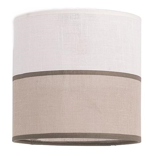 Pantalla de recambio para aplique LAURA E27 16x16 cm color crema/beige