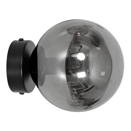 Pantalla de recambio para lámpara de araña y aplique ROSSI diá. 14 cm gris/ahumado
