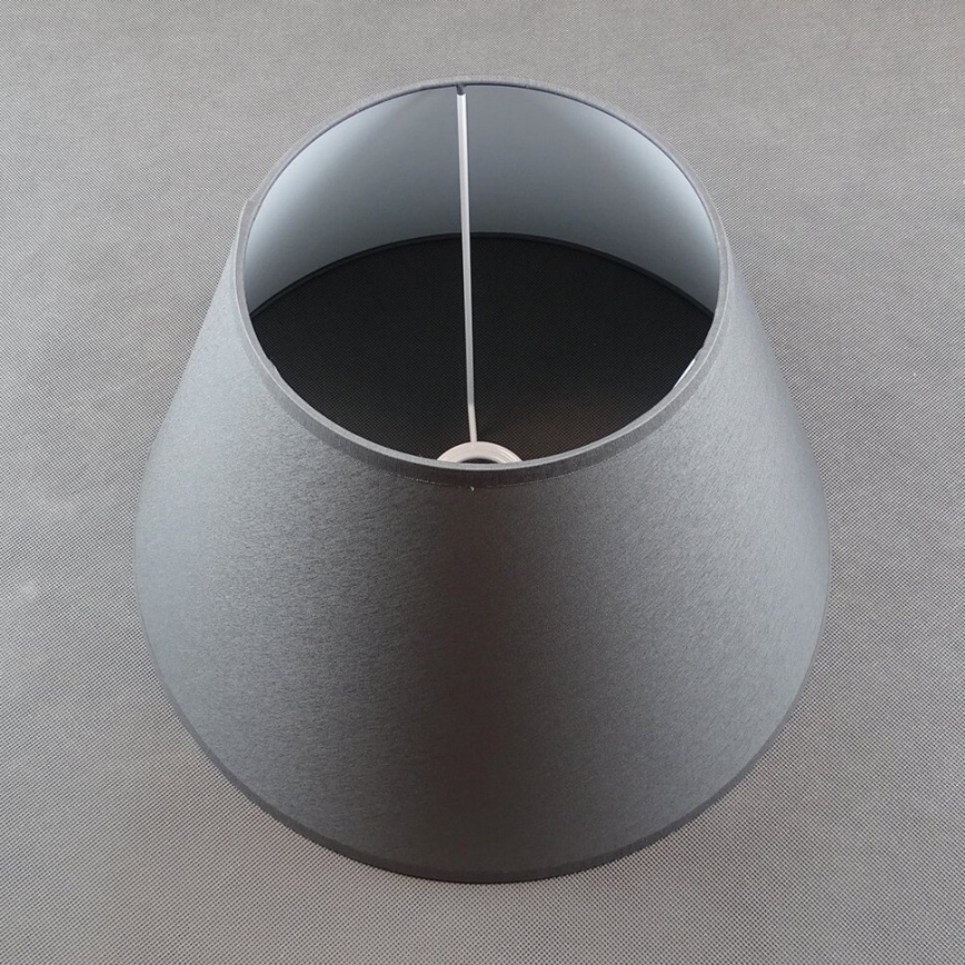 Pantalla de recambio para lámpara de mesa E27 40x40 cm gris