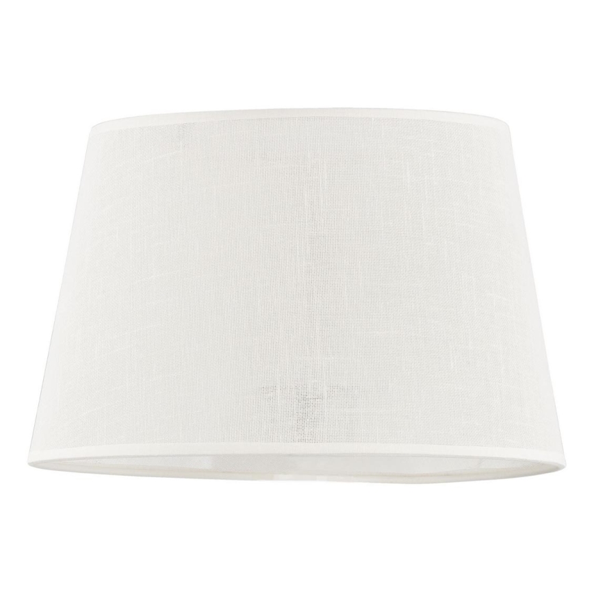 Pantalla de recambio para lámpara de mesa LORENZO E27 20x26 cm blanco
