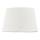 Pantalla de recambio para lámpara de mesa LORENZO E27 20x26 cm blanco