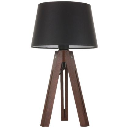 Pantalla de recambio para lámpara de mesa LORENZO E27 20x26 cm negro