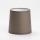 Pantalla de recambio para lámpara de mesa STOZEK E27 16x16 cm marrón