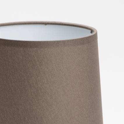 Pantalla de recambio para lámpara de mesa STOZEK E27 16x16 cm marrón