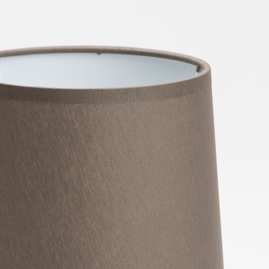 Pantalla de recambio para lámpara de mesa STOZEK E27 16x16 cm marrón