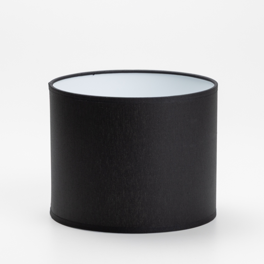 Pantalla de recambio para lámpara de mesa y aplique DEVA E27 16x20 cm negro