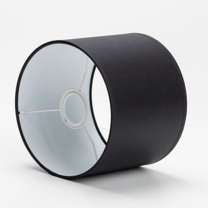 Pantalla de recambio para lámpara de mesa y aplique DEVA E27 16x20 cm negro