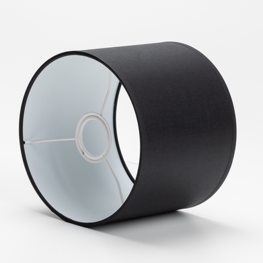 Pantalla de recambio para lámpara de mesa y aplique DEVA E27 16x20 cm negro