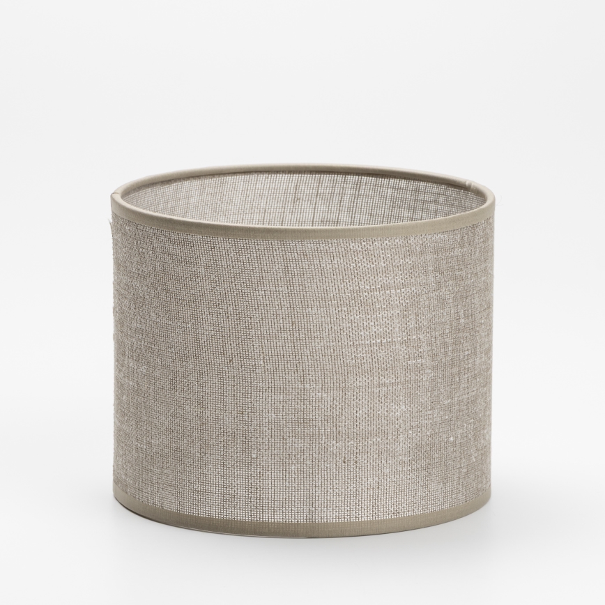 Pantalla de recambio universal WALEC E27 16x20 cm yute