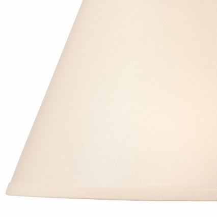 Pantalla de repuesto para lámpara de mesa JUTA E27, diámetro 19 cm, color crema