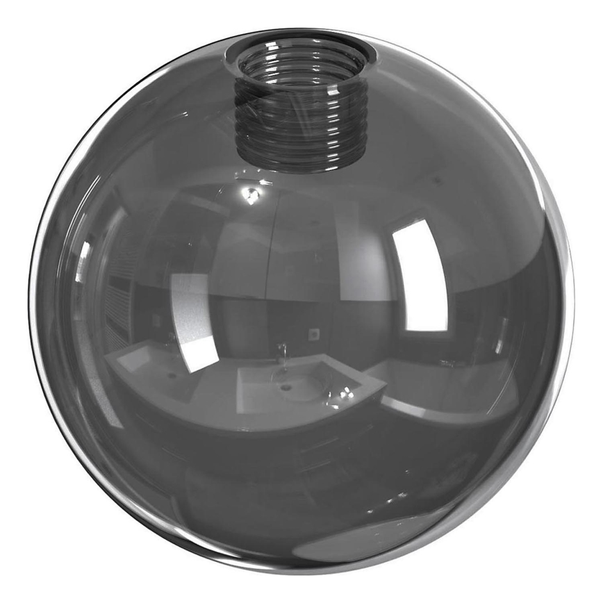 Pantalla de repuesto para lámpara de techo y aplique ROSSI diámetro 14 cm gris/humo