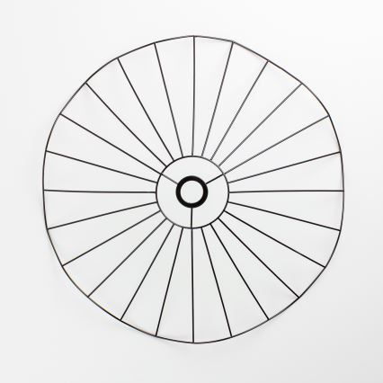 Pantalla universal CURITIBA de 60 cm de diámetro, negra