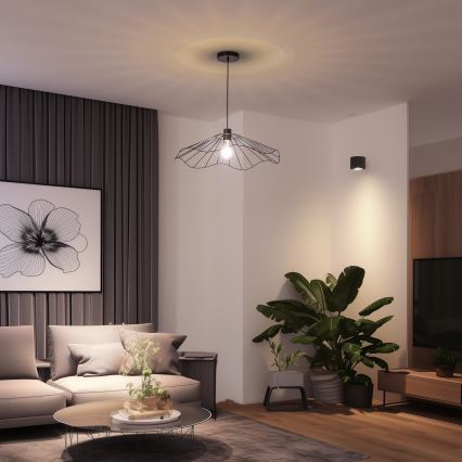 Pantalla universal CURITIBA de 60 cm de diámetro, negra