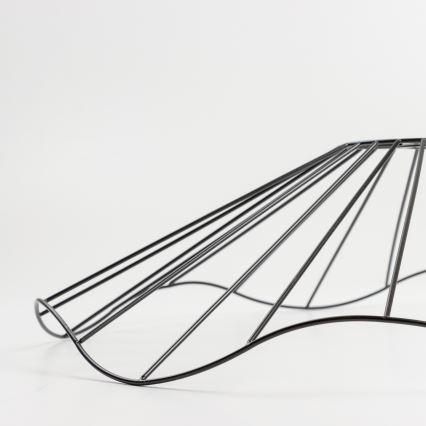 Pantalla universal CURITIBA de 60 cm de diámetro, negra