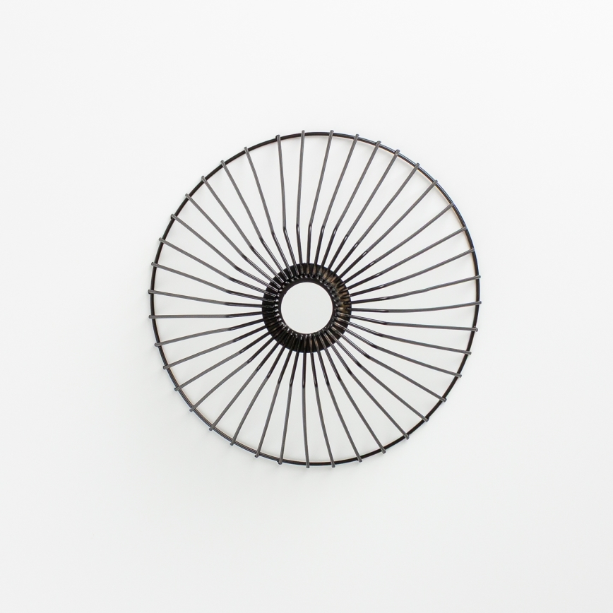 Pantalla universal CURITIBA, diámetro 30 cm, negra