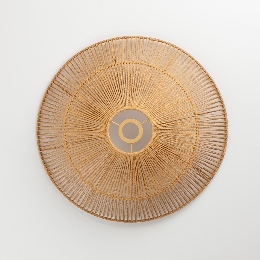 Pantalla universal KERIA, diámetro 50 cm, marrón