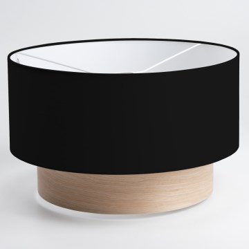 Pantalla universal KERIA, diámetro 50 cm, negra/marrón