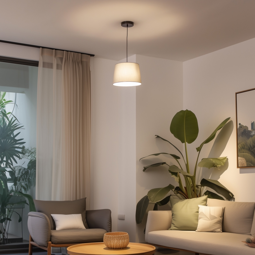 Pantalla universal KERIA, Ø 30 cm, gris