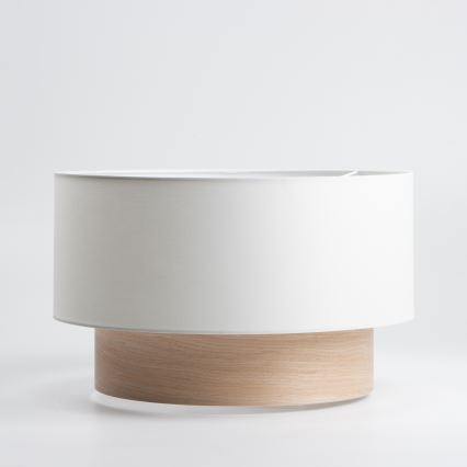 Pantalla universal KERIA Ø 50 cm blanca/marrón